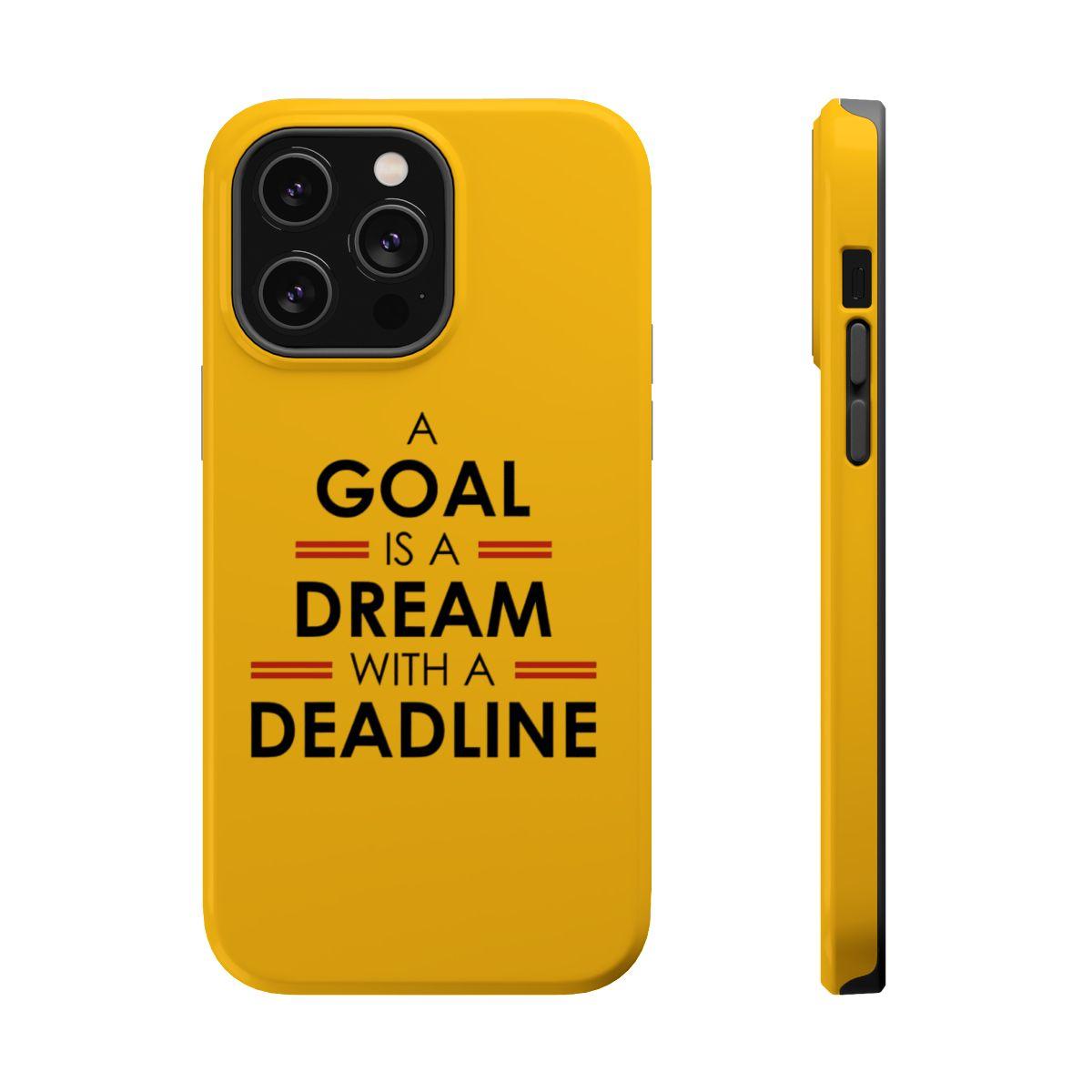 iPhone Case- Goals And Dreams Yellowish.