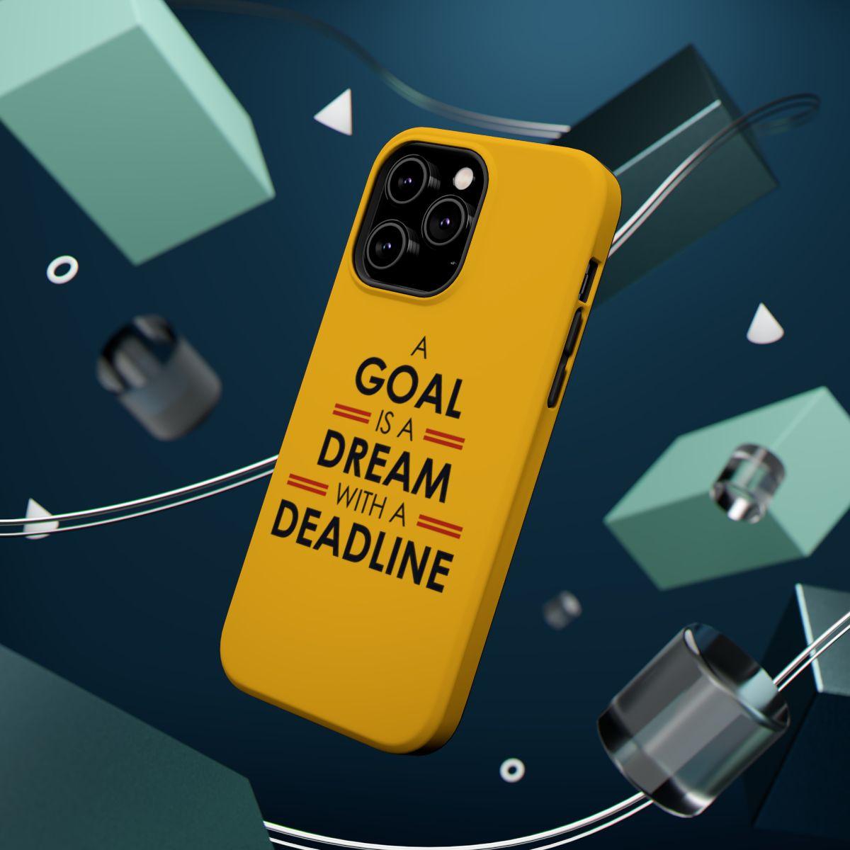 iPhone Case- Goals And Dreams Yellowish.