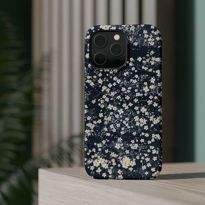 iPhone Case- Cherry Blossom Blue.