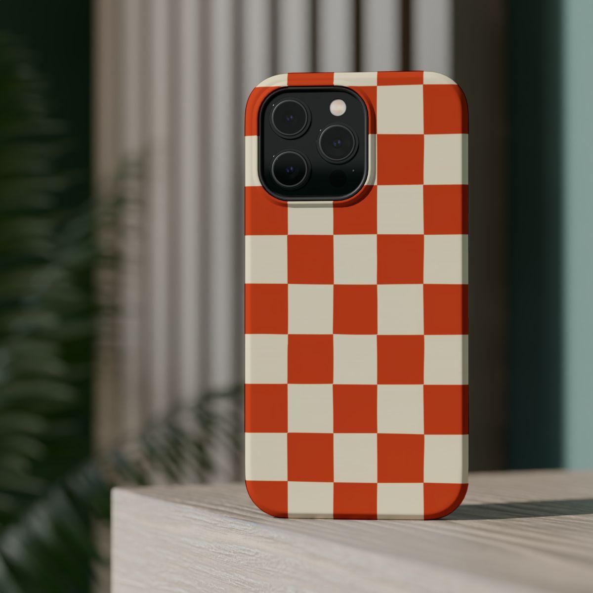 iPhone Case- Subtle Checks.