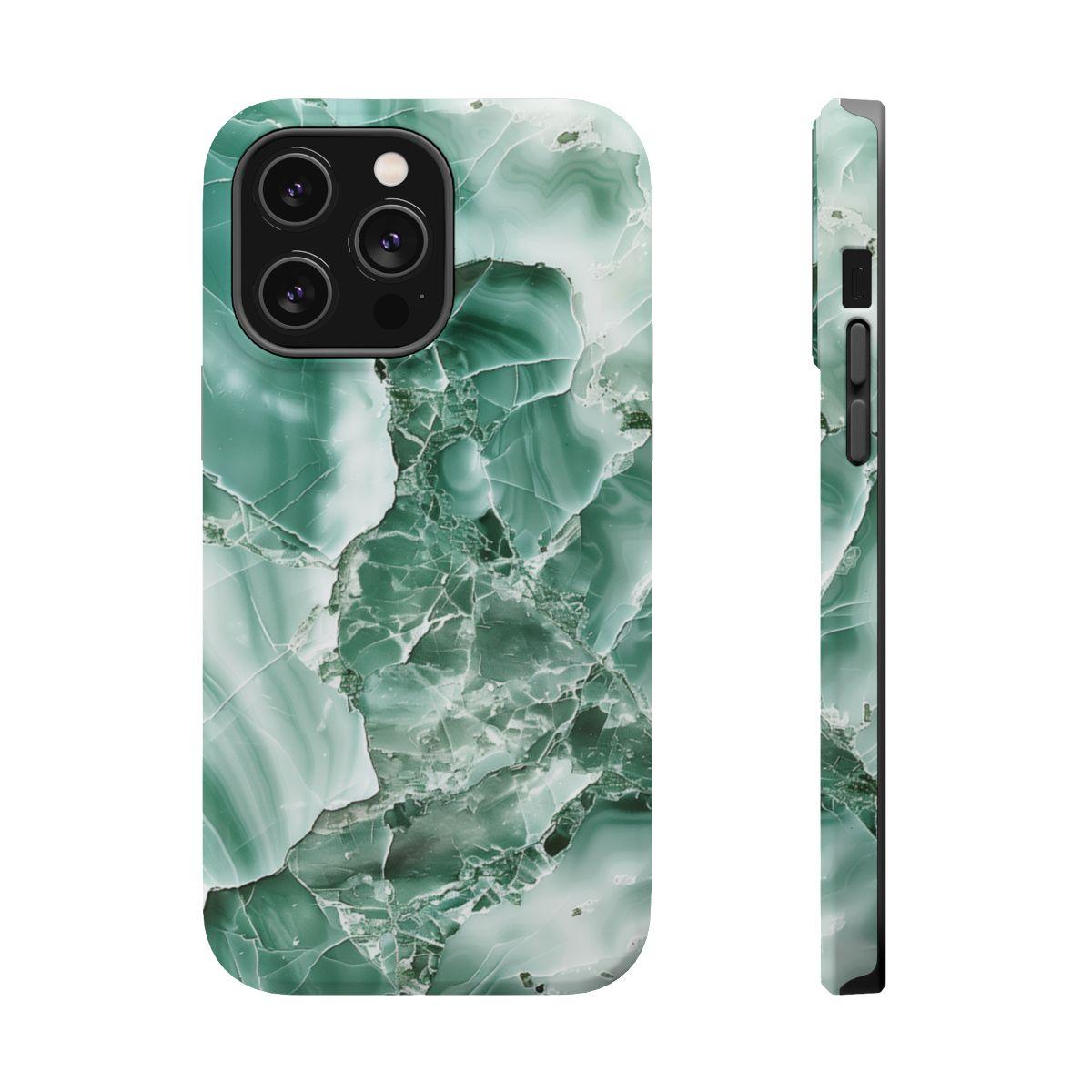 iPhone Case - Greenish Marble.