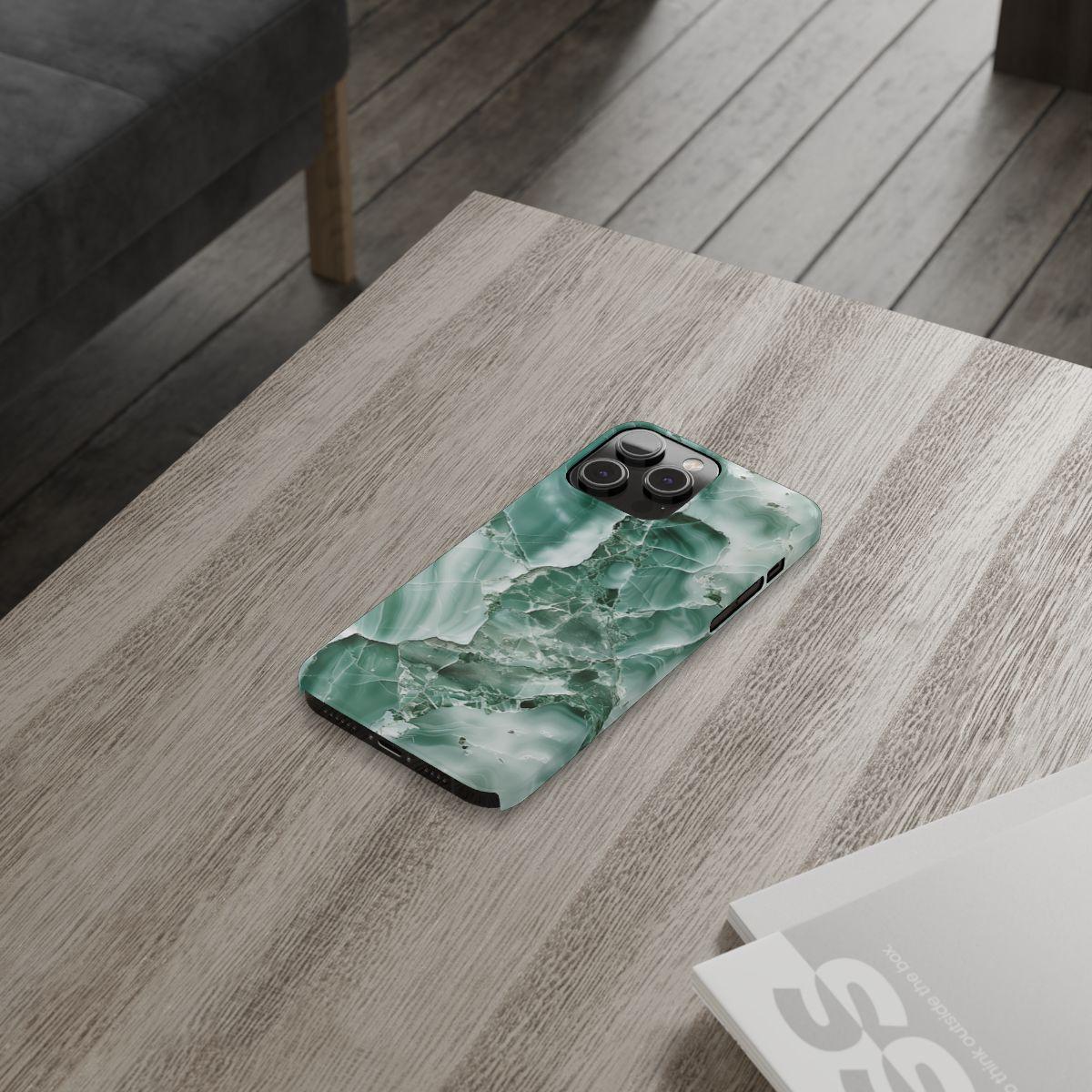 iPhone Case - Greenish Marble