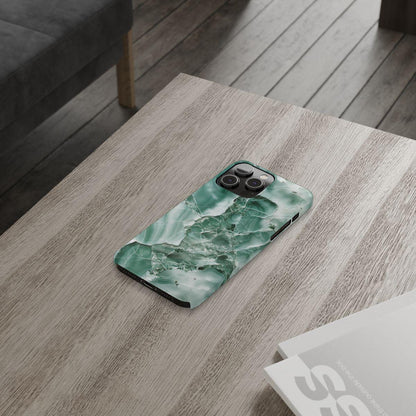 iPhone Case - Greenish Marble