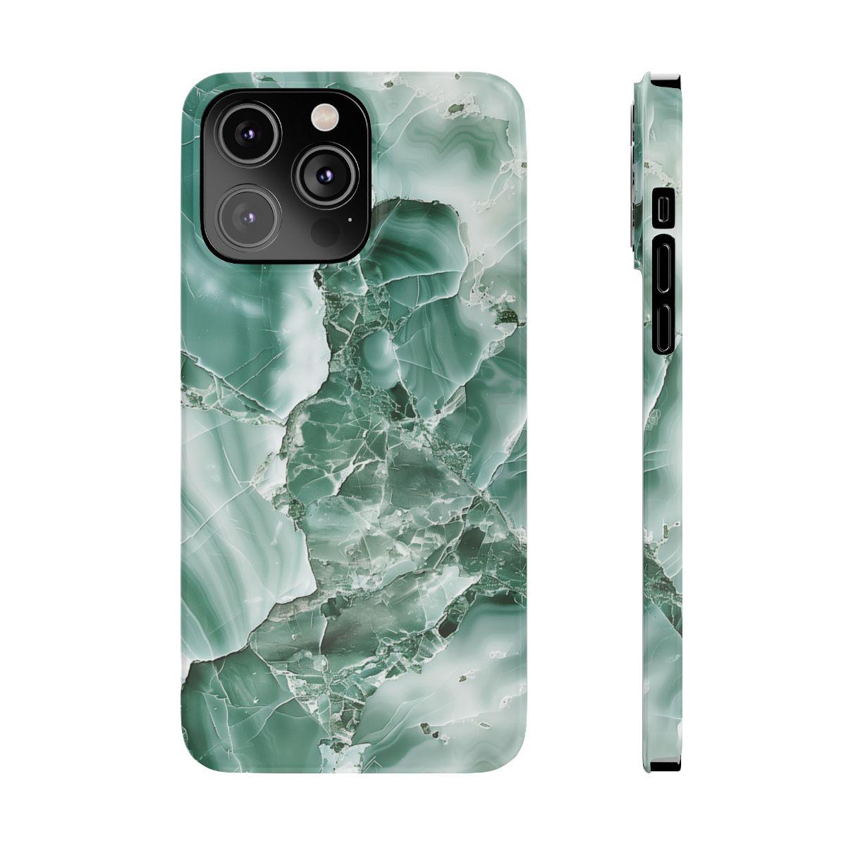 iPhone Case - Greenish Marble