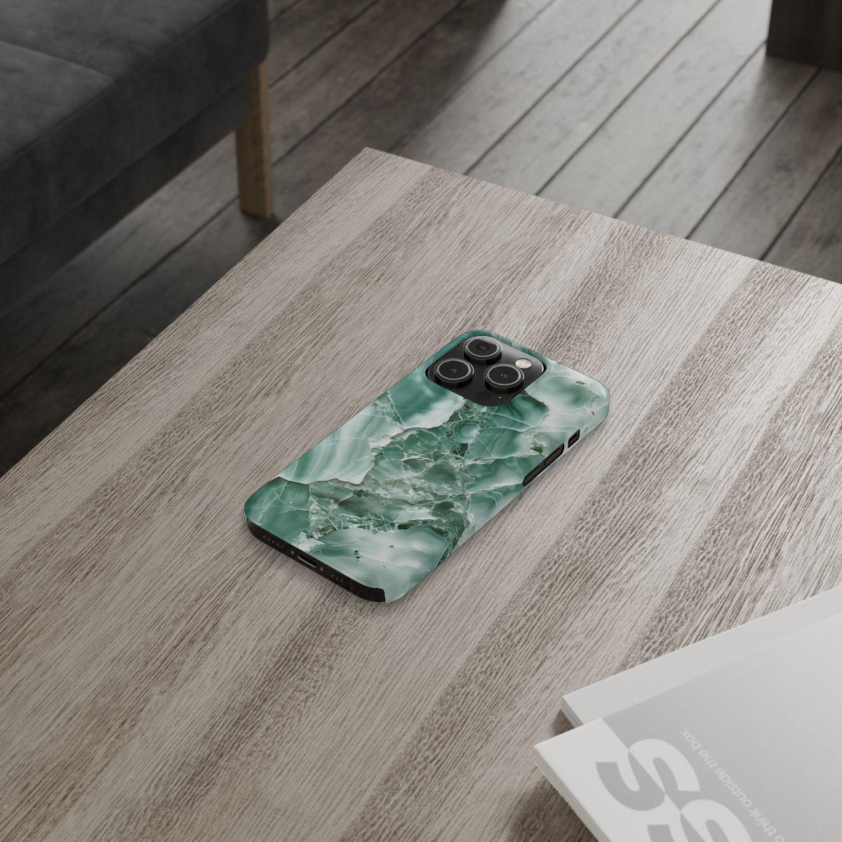 iPhone Case - Greenish Marble