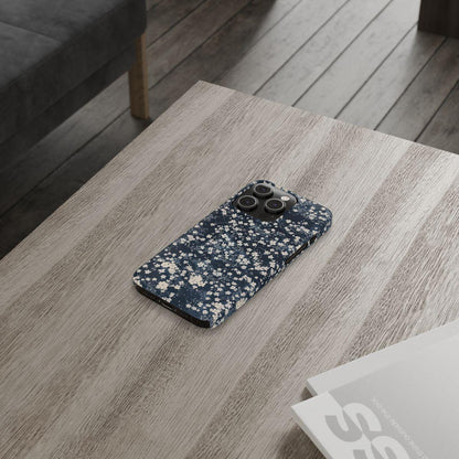 iPhone Case- Cherry Blossom Blue