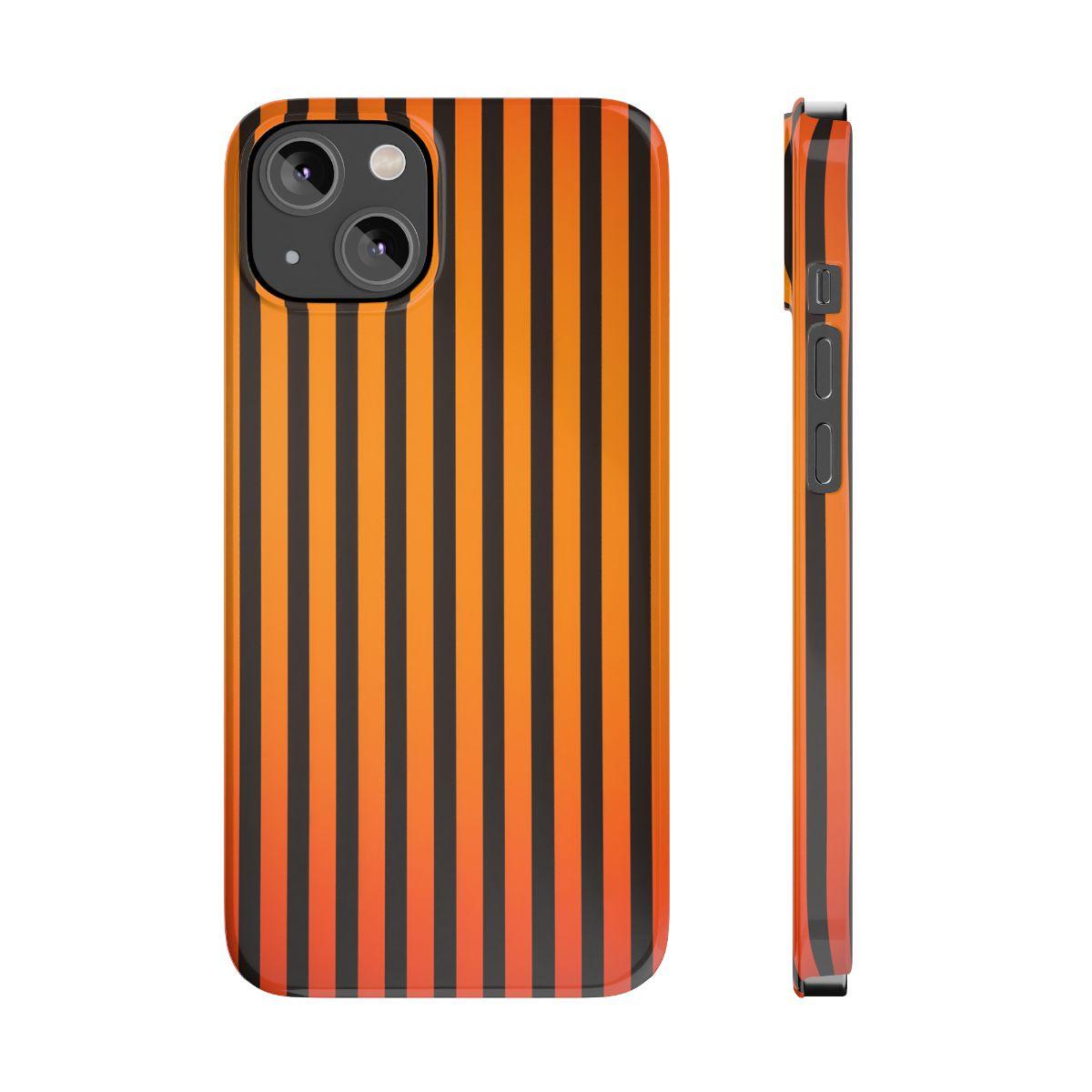 iPhone Case- Subtle Orange Stripes