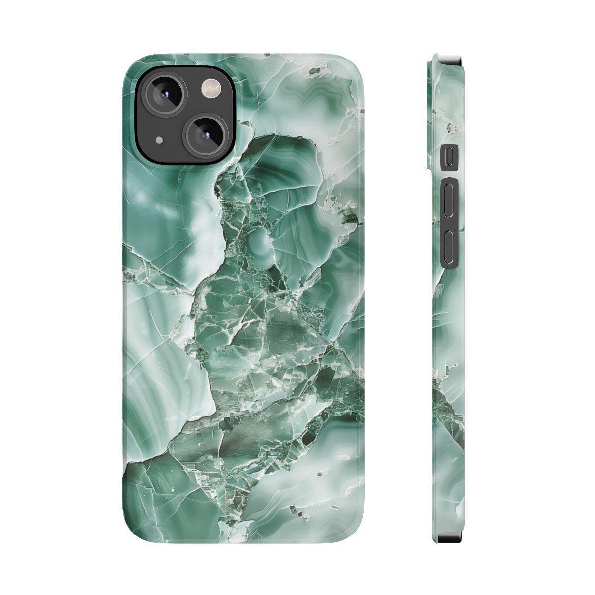 iPhone Case - Greenish Marble