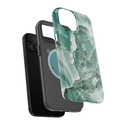 iPhone Case - Greenish Marble.