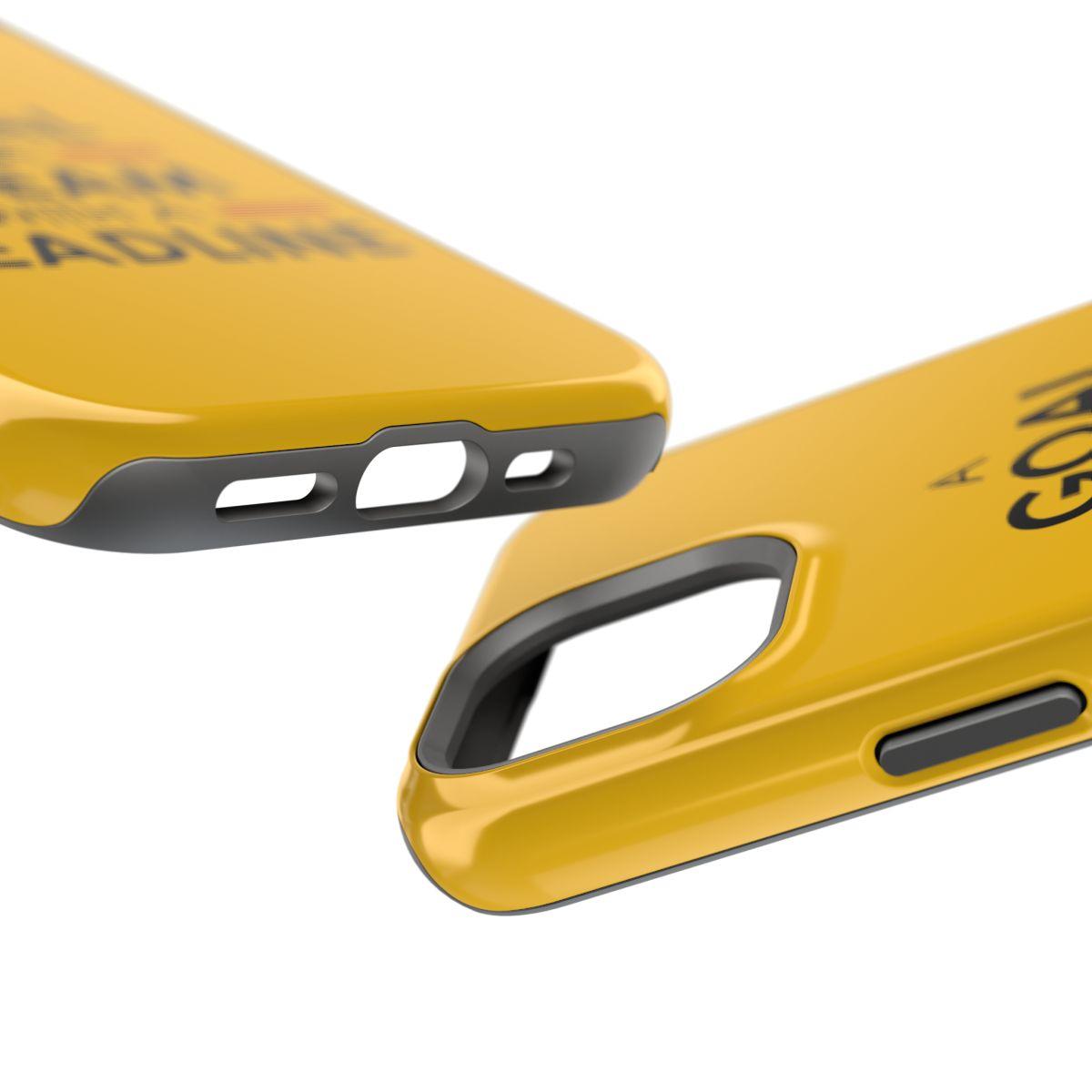 iPhone Case- Goals And Dreams Yellowish.