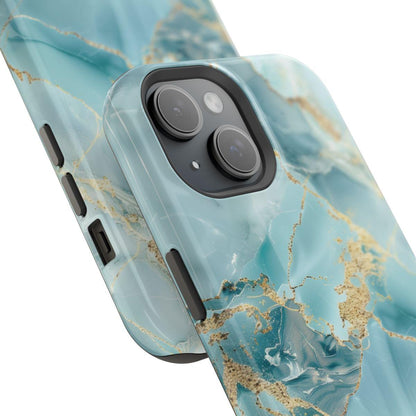 iPhone Case - Gold Grains Marble.