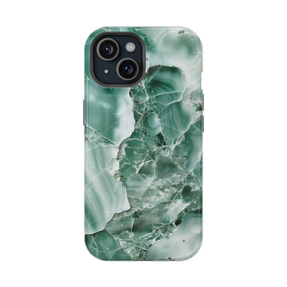 iPhone Case - Greenish Marble.