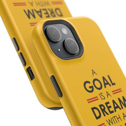 iPhone Case- Goals And Dreams Yellowish.