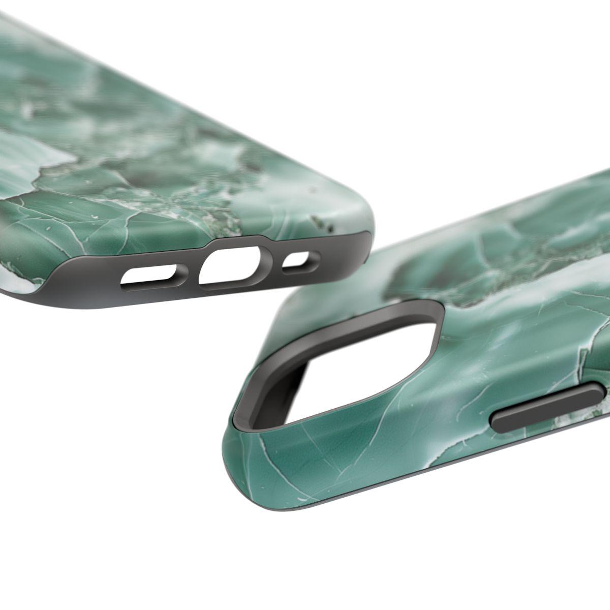 iPhone Case - Greenish Marble.