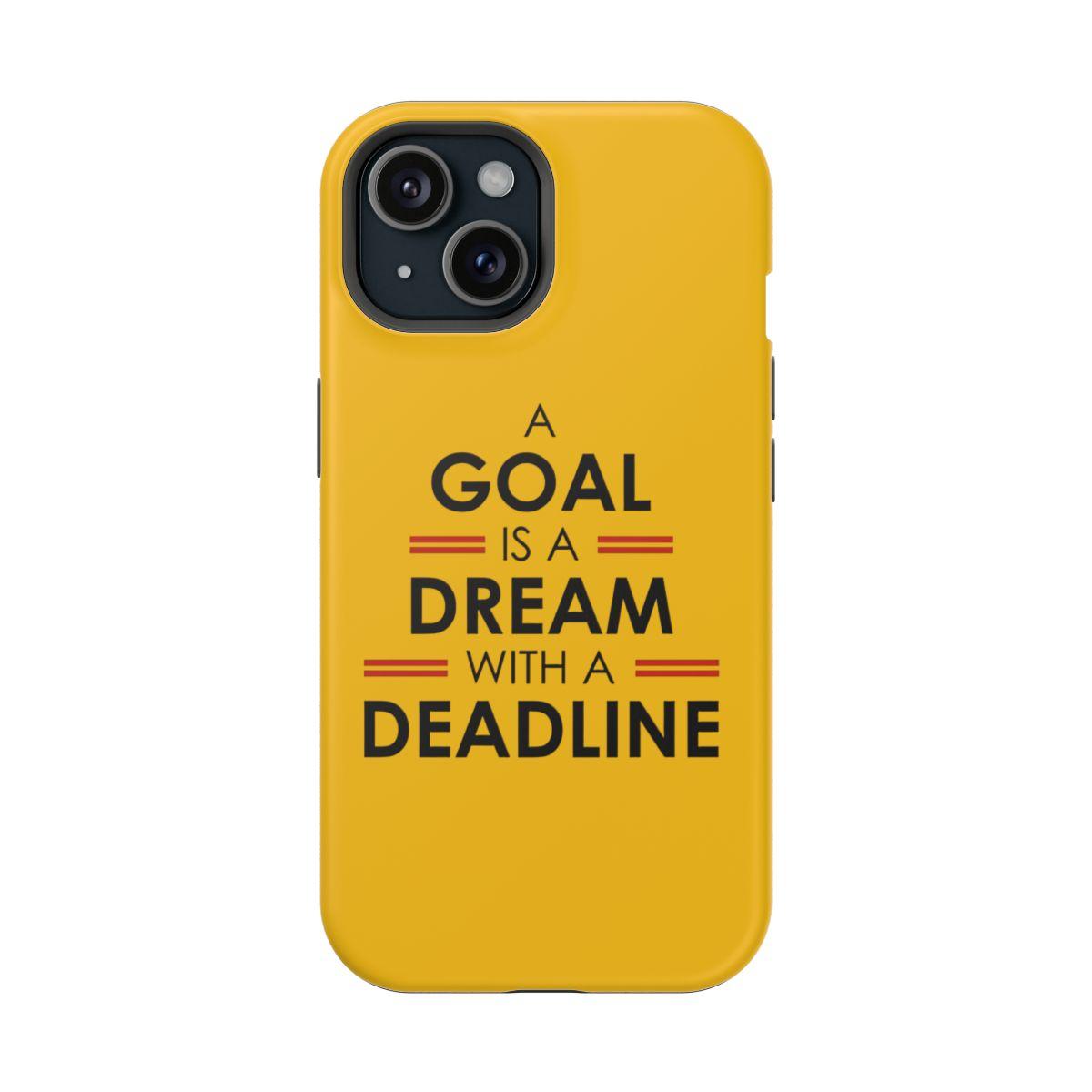 iPhone Case- Goals And Dreams Yellowish.