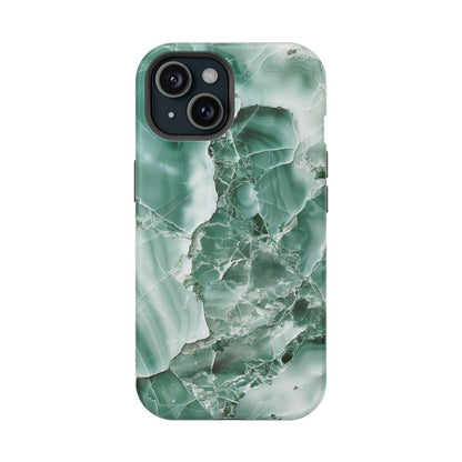 iPhone Case - Greenish Marble.