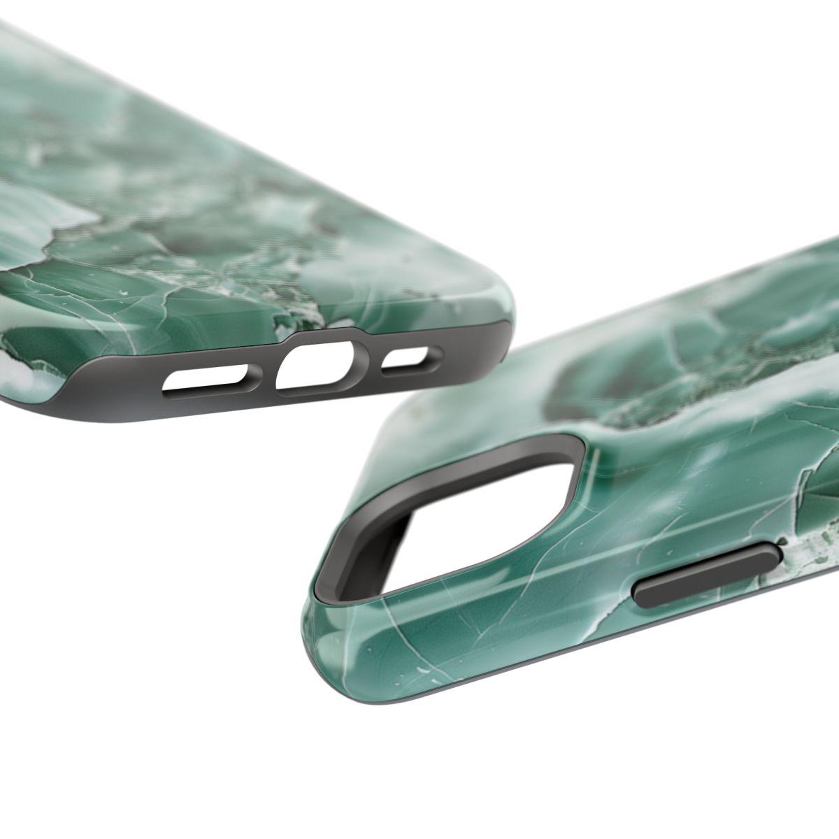 iPhone Case - Greenish Marble.