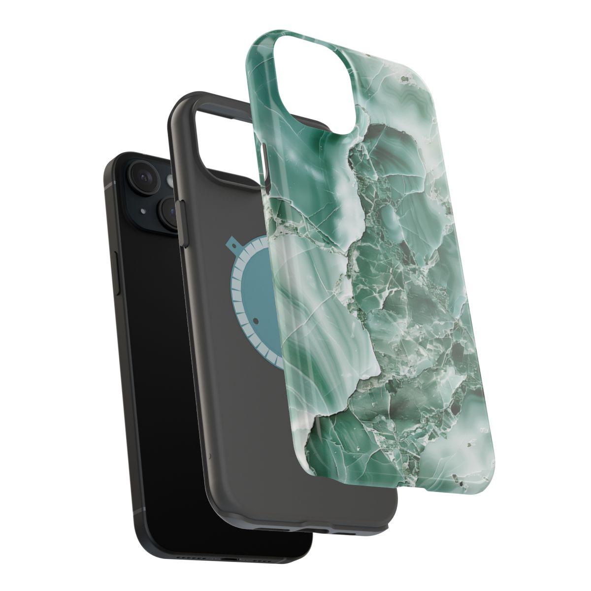 iPhone Case - Greenish Marble.