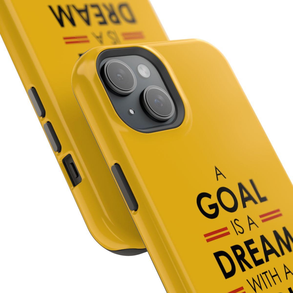 iPhone Case- Goals And Dreams Yellowish.