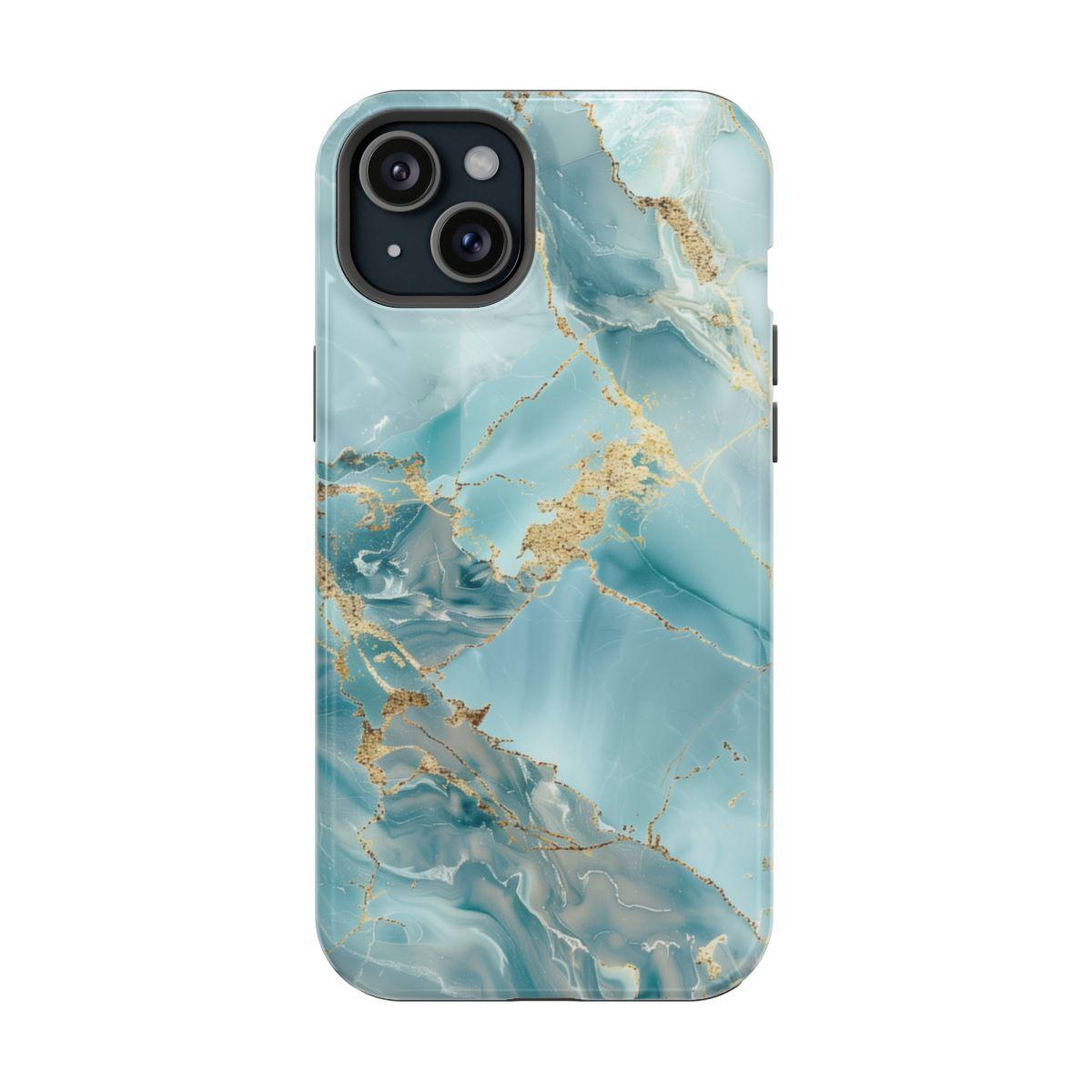 iPhone Case - Gold Grains Marble.