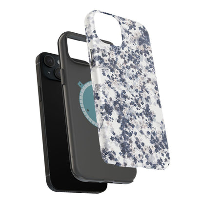 iPhone Case- White Blossom Pattern.