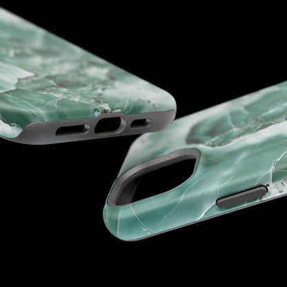 iPhone Case - Greenish Marble.