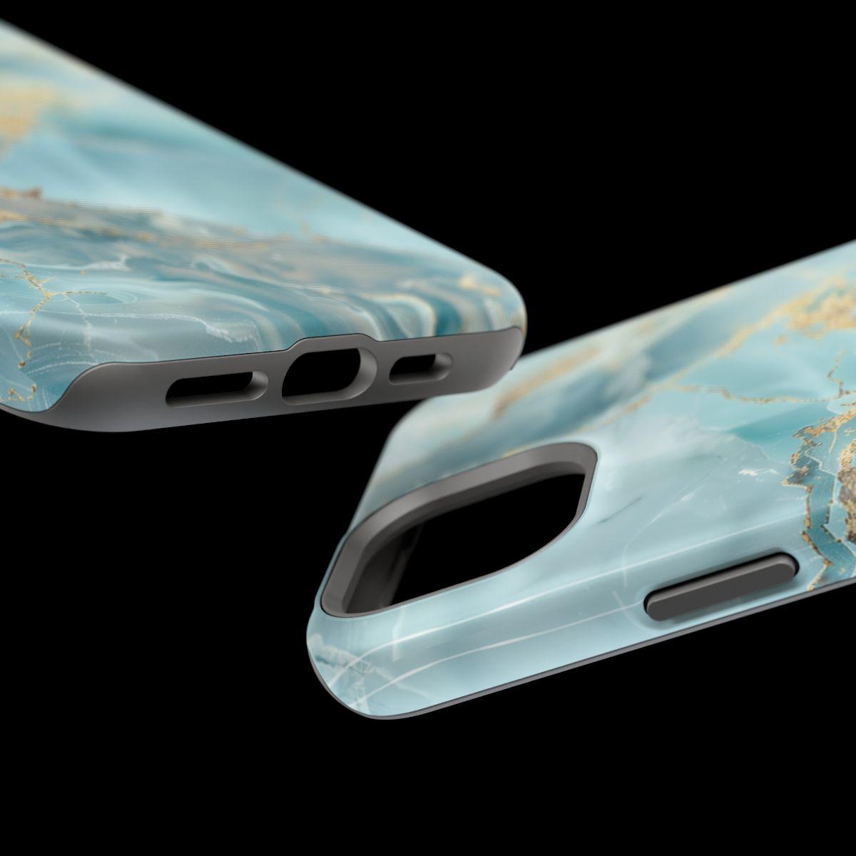 iPhone Case - Gold Grains Marble.