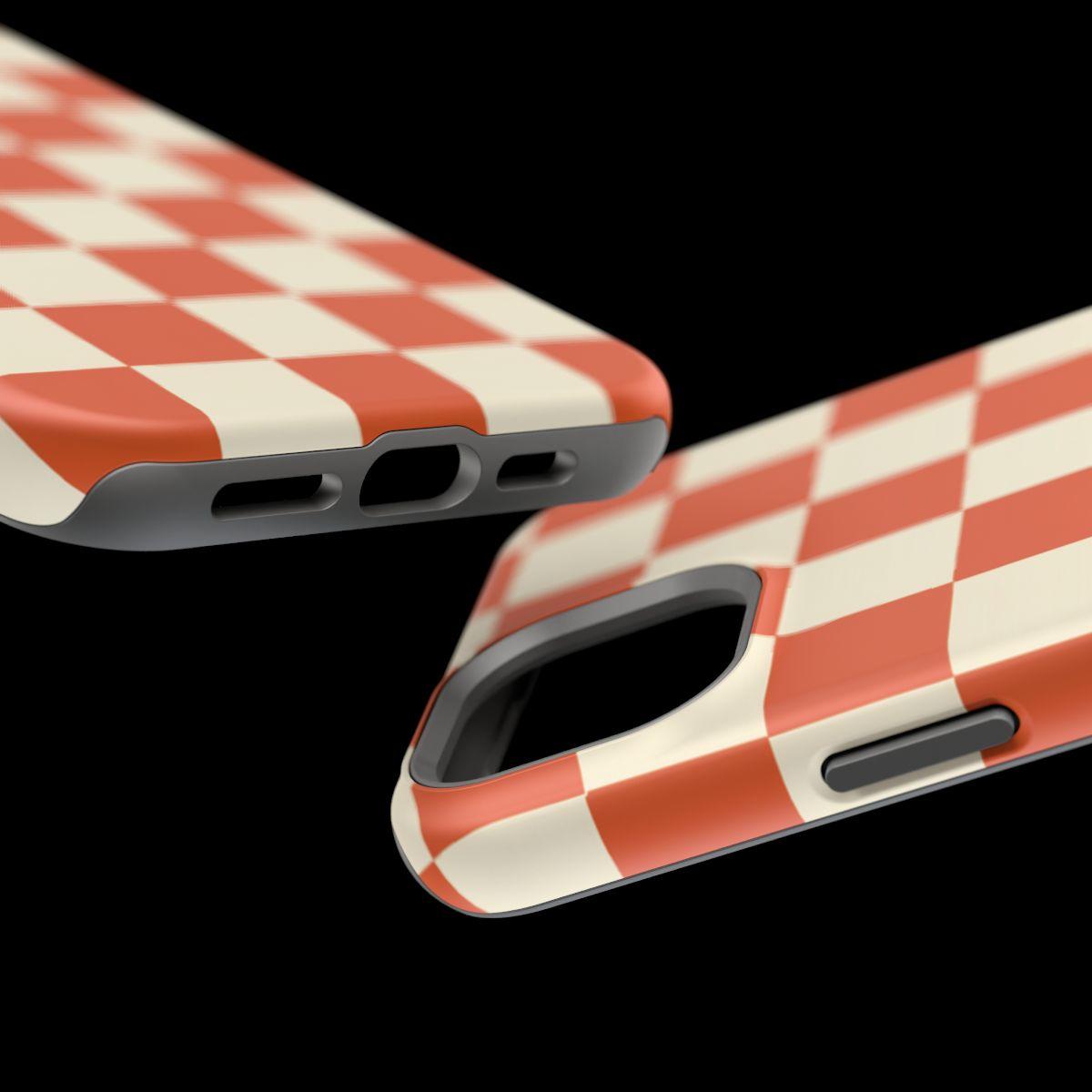 iPhone Case- Subtle Checks.