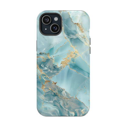 iPhone Case - Gold Grains Marble.