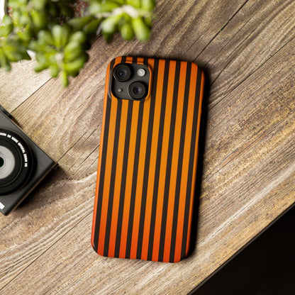 iPhone Case- Subtle Orange Stripes