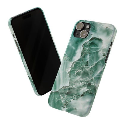 iPhone Case - Greenish Marble