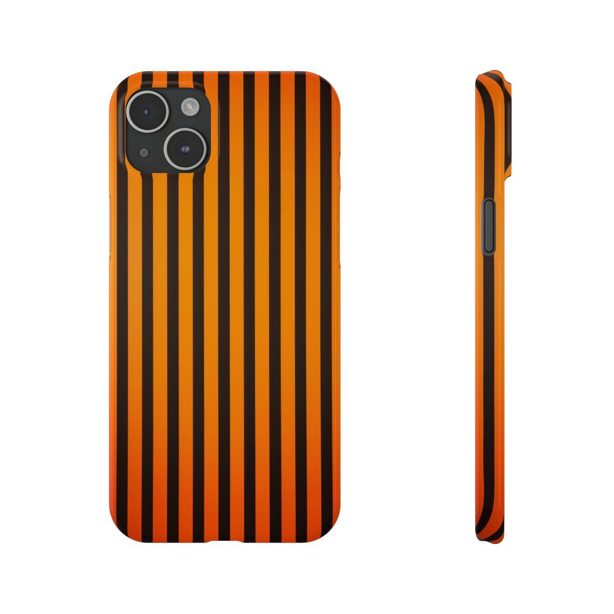 iPhone Case- Subtle Orange Stripes