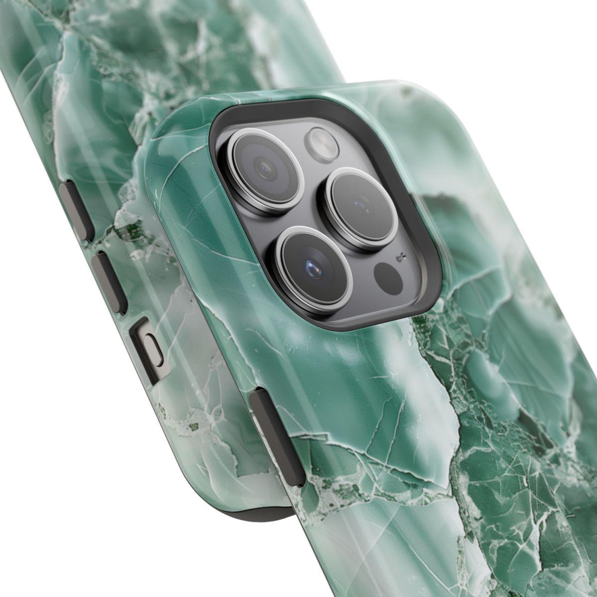 iPhone Case - Greenish Marble.