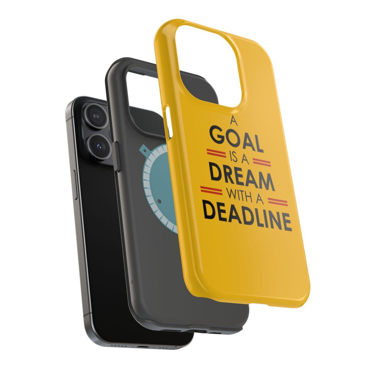 iPhone Case- Goals And Dreams Yellowish.