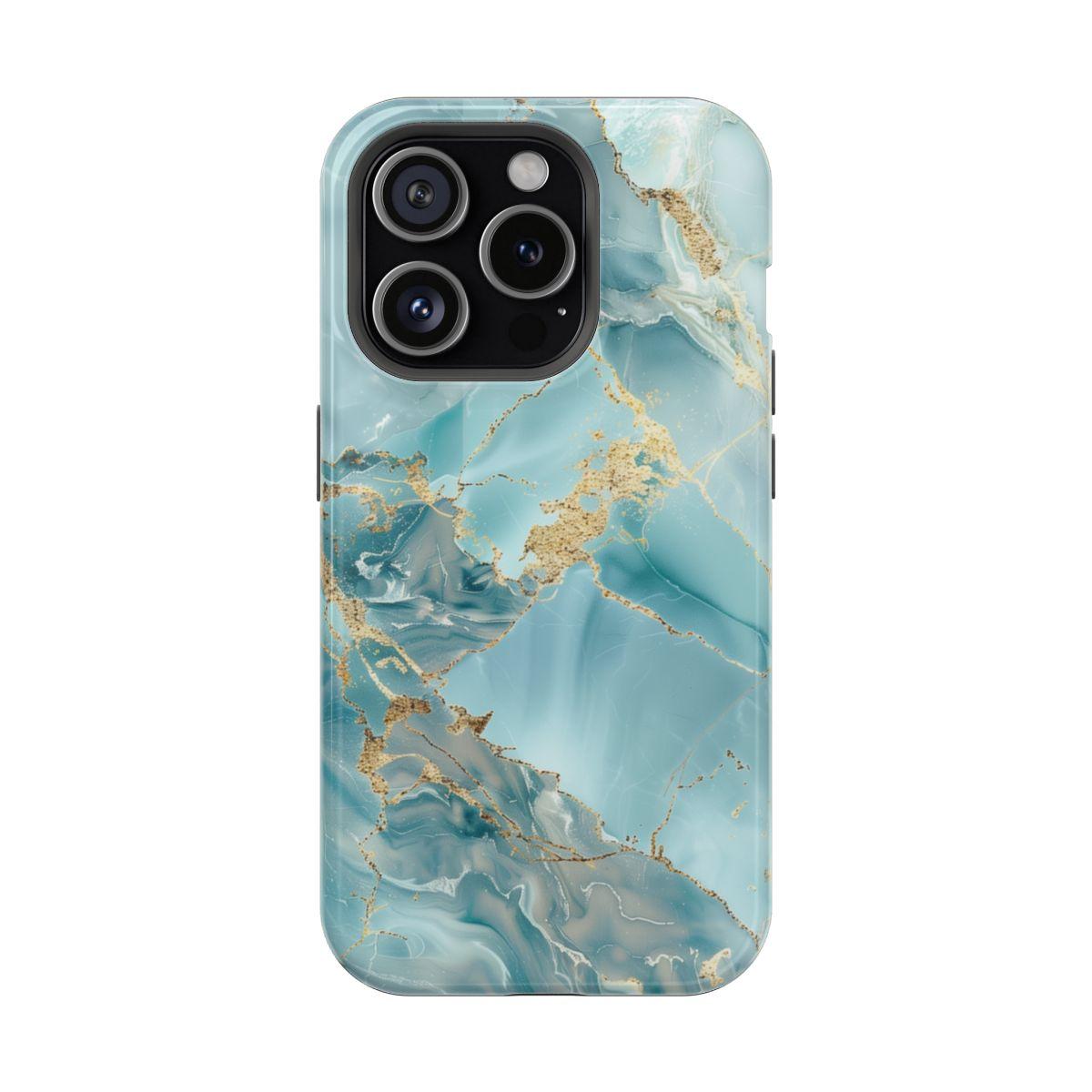 iPhone Case - Gold Grains Marble.