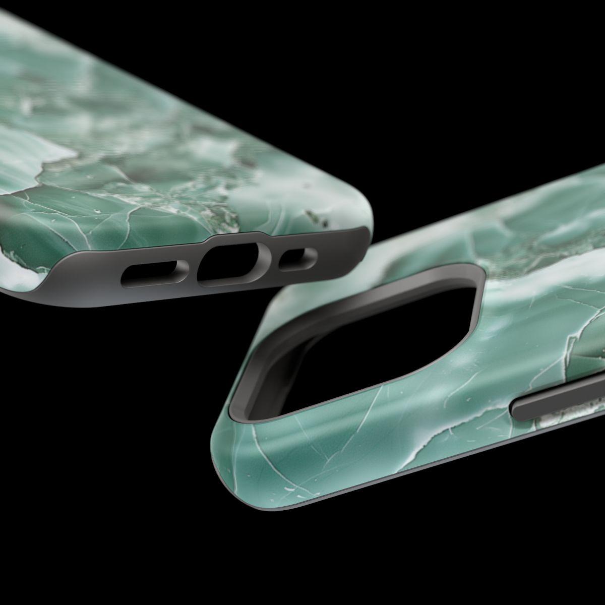 iPhone Case - Greenish Marble.