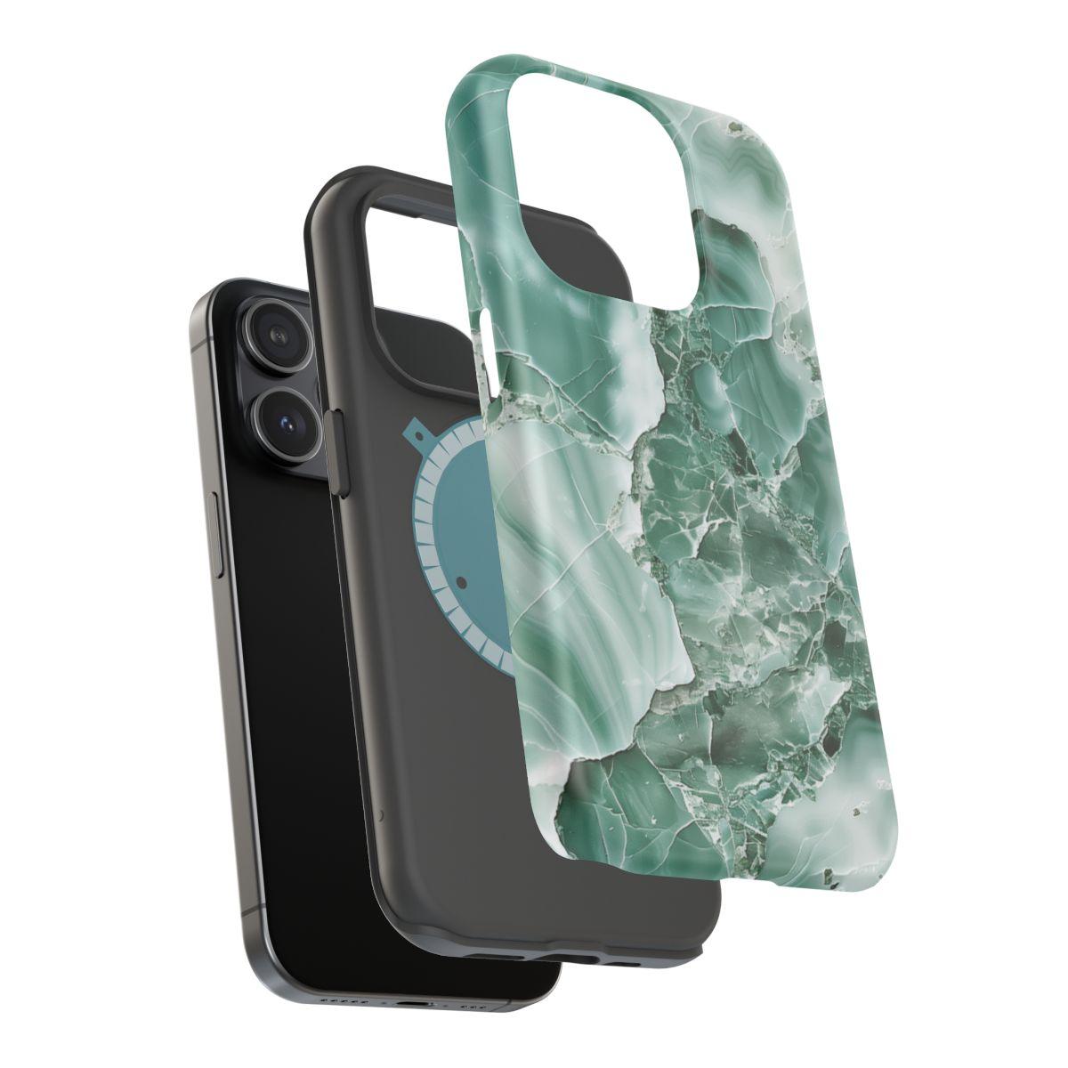 iPhone Case - Greenish Marble.