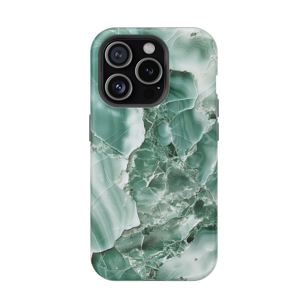 iPhone Case - Greenish Marble.