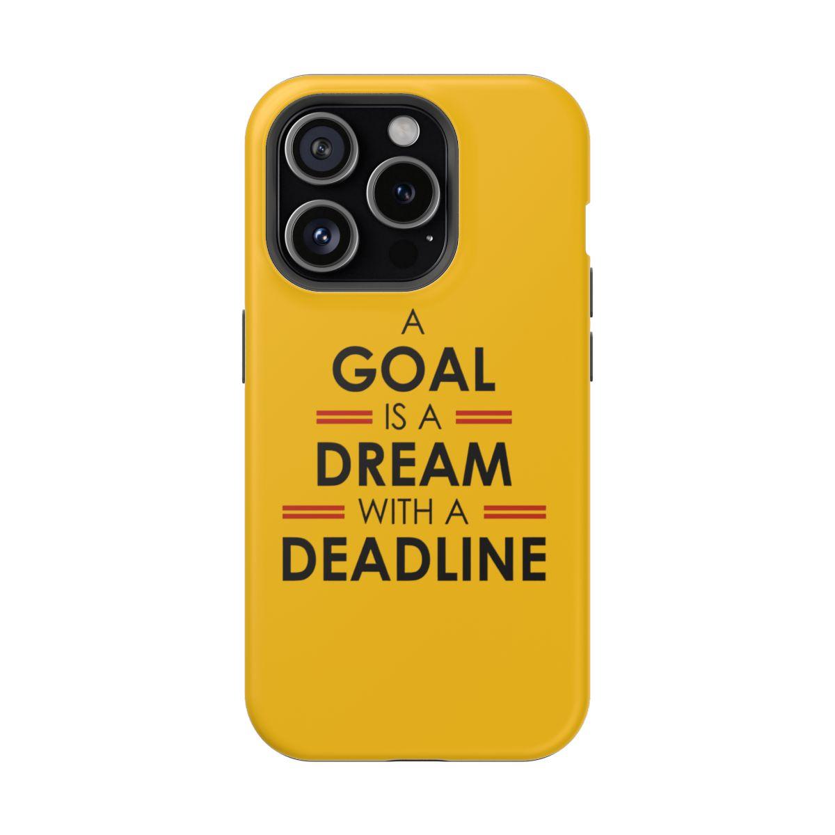 iPhone Case- Goals And Dreams Yellowish.