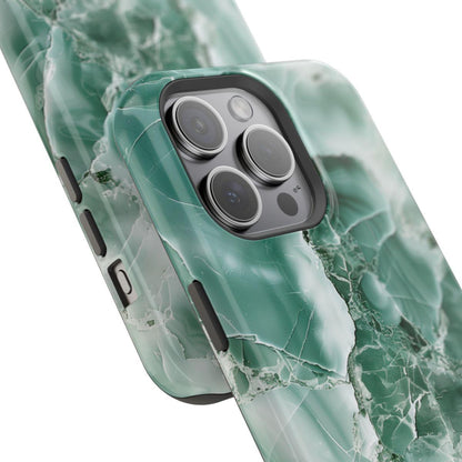 iPhone Case - Greenish Marble.