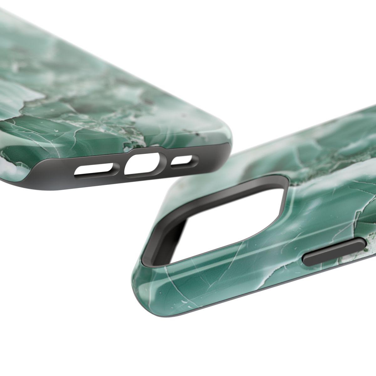 iPhone Case - Greenish Marble.