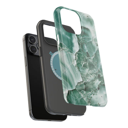 iPhone Case - Greenish Marble.