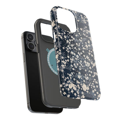 iPhone Case- Cherry Blossom Blue.