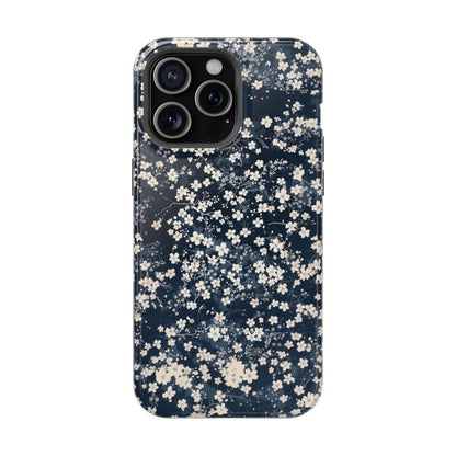 iPhone Case- Cherry Blossom Blue.