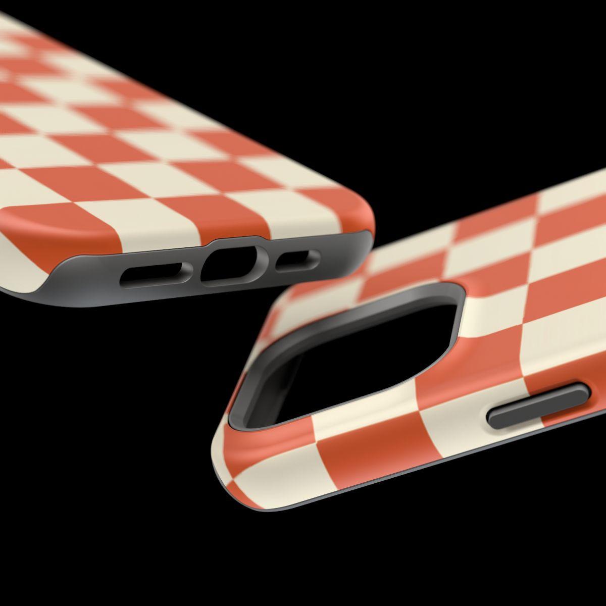 iPhone Case- Subtle Checks.