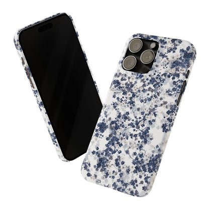 iPhone Case- White Blossom Pattern