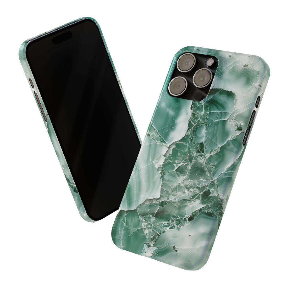 iPhone Case - Greenish Marble