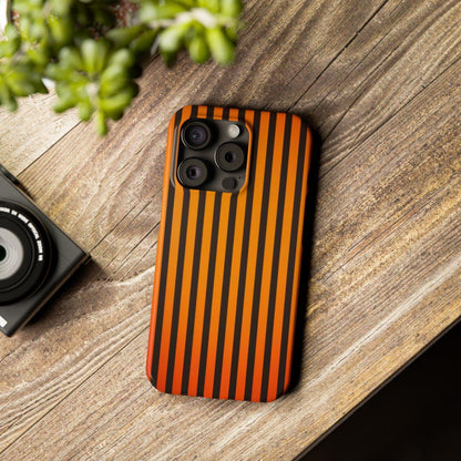 iPhone Case- Subtle Orange Stripes