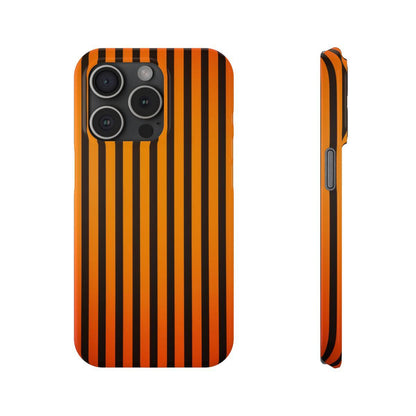 iPhone Case- Subtle Orange Stripes