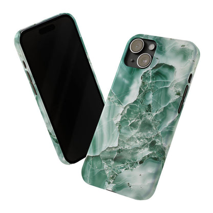 iPhone Case - Greenish Marble